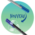 Staedtler - Feutre à pointe poreuse triplus – 0,3 mm – bleu-Feutre à pointe poreuse superfine de 0,3 mm baguée de métal