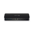 ALOGIC - Station d'accueil double écran ThunderBolt 3 avec 4K et Power Delivery-Extension Gigabit et USB : La station d'accueil dispose également d'un port Gigabit Ethernet permettant la connexion à un réseau filaire. Elle est équipée de 5 ports USB 3.0 pour connecter tous vos accessoires (souris, clavier, disque dur, imprimante, etc.). Elle dispose également d'un port Thunderbolt 3.0 permettant la sortie vidéo/audio ou la connexion d'un accessoire Thunderbolt.
