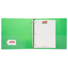JAM PaperMD – Reliure en plastique à 3 anneaux, 2 po, vert, 2/paquet-2/paquet