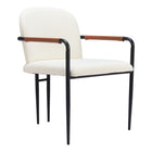 Zuo Sibu Dining Chair - Cream-Assembly not required