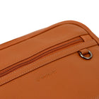 CHAMPS - Collection Onyx Sac à caméra en cuir - Brun-D-ring Frontale