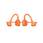 Shokz - OpenRun Pro2 Écouteurs Bluetooth à Conduction Osseuse - Orange-Conscience de l’Environnement - Le design ouvert sur les oreilles, signature de SHOKZ, vous permet de continuer vos entraînements tout en restant vigilant aux alentours. L’écoute sans fuites garantit que votre audio reste uniquement pour vous