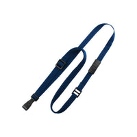 Beslayn Heavy Duty Flat Braid Adjustable Breakaway Lanyard With No Twist Plastic ID Clip - Navy Blue - 25 Pack-Adjustable length from 24 to 44 inches