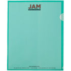 JAM Paper - Pochettes en plastique - 9 po x 12 po - vert - Paquet de 12-Taille : 9 x 11,5 pouces (convient aux documents standard)
