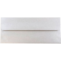 JAM Paper Enveloppe commerciale Stardream nº 10 (4,13 po x 9,5 po) à effet métallisé, argenté, 500/bte-Type de produit : enveloppe Stardream de couleur métallique