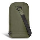 Champs Onyx Leather Sling Bag - Khaki-Made of Genuine Cowhide Leather