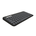 Logitech Pebble Keys 2 K380s Multi-Device Bluetooth Wireless Keyboard with Customizable Shortcuts - Slim - Portable - Graphite-Defy Boring: With a slim design, multiple colours and smarter tech, this keyboard and mouse from the Pebble 2 Collection lets you express your vibe and make your statement
