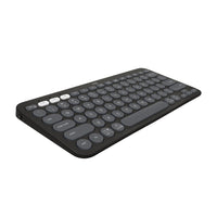 Logitech Pebble Keys 2 K380s Multi-Device Bluetooth Wireless Keyboard with Customizable Shortcuts - Slim - Portable - Graphite-Defy Boring: With a slim design, multiple colours and smarter tech, this keyboard and mouse from the Pebble 2 Collection lets you express your vibe and make your statement
