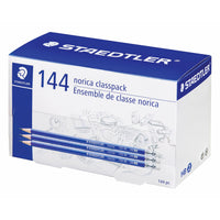 STAEDTLER Norica Class Pack Pencils - HB 2 - 144 Pack-Woodcase pencils, #2 (HB)
