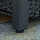 Outsunny Propane Fire Pit Table 43" Outdoor Fire Table-50,000 BTU burner provides warm heating
