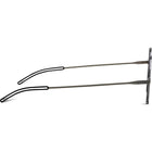ThinOptics Reader with Universal White Pod - 1.0 - Blue-Polycarbonate lenses with hard coating to protect against scratches. Stainless steel hinges and temples with gun/gold metal plating.