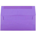 JAM Paper Enveloppes livret Brite Hue en pap. rec. avec ferm. gom., 4 1/8 x 9 1/2 po, violet, 1000/paquet-Taille : Nº 10, 4 1/8 x 9 1/2 po