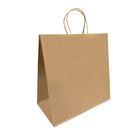 Reliabag - Sac En Papier Avec poignees Torsadees, Kraft, 13 po L X 7 po P X 13 po H, Paquet De 250-Fabrique en papier kraft de qualite superieure avec fond plat renforce.