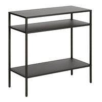 Hudson&Canal - Table d'appoint rectangulaire Ricardo (24 po de largeur) - Bronze noirci-Un design contemporain moderne pour votre salon, votre chambre et plus encore