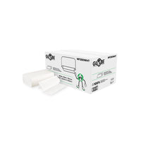 Globe Commercial MF250WHT Multifold Towels - White - 250 Sheets/Pack - 16 Pack-Individual sheet dispensing to minimize waste and cross-contamination