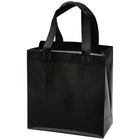 Staples Reusable Bags - 8.7"W x 9.0"H x 4.3"D Laminated - Black - Small - 25 Pack-Reusable bag to carry items for a variety of uses including grocery shopping, events, and activities
