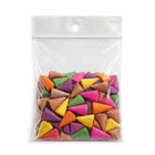 KL Rubber Resealable Polyethylene Bag with Hang Hole - 2 Mil - 2" x 2” - 1000 Pack-6