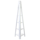 kieragrace Providence Bailey Corner Shelf - White, 5-Tiered, Matte Finish-Material: corner shelf is made of high-quality, durable medium-density fiberboard (MDF) that provides stability. rely on the shelf to keep your items safe and sound, with a visually pleasing finish