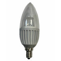 Northern Stars LED Light Bulb 80036 LE-3B10/CL/WW 3000K 120V 3W E12/E26 - 2 Pack-Frosted