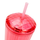 Sully - Gobelet à double paroi AS avec dessus en forme de dôme nervurée - 765 mL - Rose-5