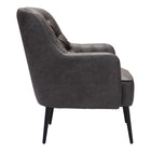 Zuo Tasmania Accent Chair - Vintage Black-Dimensions: 31.1" L x 29.1" W x 35.4" H