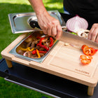 Razor Griddle Board with Lid-Stainless steel container to marinate and store food