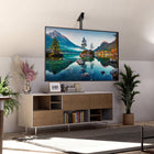 Mount-It! - Support TV plafonnier réglable en hauteur et entièrement articulé-Dispose de 6 réglages de hauteur, ainsi que d'une fonction d'inclinaison et de pivotement, vous permettant de personnaliser l'angle de visionnement idéal