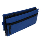 Tech Gear Triple Pocket Pencil Case - Blue/Black-Fits into a backpack or totebag