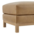 Modway Roscoe Vegan Leather Ottoman - Toast-9