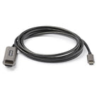 Startech UHD USB Type-C to 4K HDMI 2.0b Video Adapter Cable - 6' - Space Grey-USB C to HDMI cable for devices like Dell XPS/Precision/Latitude, X1 Carbon, Surface Pro 7 and up, MacBook Pro/Air, iPad Pro, HP EliteBook/Spectre/ZBook, Chromebooks, Samsung S20 and up, Note20 (DEX), iPhone 15 (Plus/Pro/Max) and up