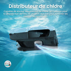 Aiper - Écosurfeur M2 Skimmer robotisé automatique à énergie solaire avec prise en charge APP, évitement intelligent des obstacles-Garantie de 2 ans incluse