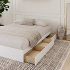 Nexera 3-Drawer Storage Bed Frame - Full Size - White-7