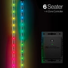 SoundExtreme Extreme Strips - 6 Seat Cart + LED Controller-Waterproof (ip66): patent pending design providing waterproof and dirt proof protection to withstand the elements