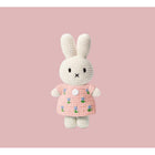 Just Dutch Miffy - Jouet en peluche de lapin fait à la main - Robe rose tulipe-Fabriquée à partir de fil 100 pour cent coton doux de haute qualité avec un rembourrage en polyester