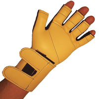 Impacto 725-20 3/4 Finger Impact Glove W/wrist Support, Medium-Anti-impact and anti-vibration glove with wrist support