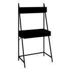 Monarch Specialties 7330 32" Computer Desk - Black/Black Metal-Contemporary style workstation in an elegant black laminate finish