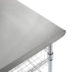 Seville Classics - Chariot de cuisine en acier inoxydable - 30 po L x 20 po l x 36 po H - Argent-Capacité de poids du dessus en acier inoxydable : 250 livres