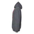 Cool Canuck Hoody - Grey with Red Canada Embroidery - XL-50/50 cotton/polyester