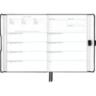 AT-A-GLANCE Undated Foundation Weekly/Monthly Planner - 8-1/4" H x 5-3/4" W - Black - English-Work towards goals on the weekly and monthly planning pages