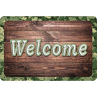 Ashley Productions The Original Fun Mat Welcome Mat - 15.5" x 23.5" - Camo Wood Welcome-Measurement & Design: The Camo Wood Welcome Mat measures 15.5" x 23.5".