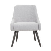 Nicer Interior Fabric Guest Chair – Grey-Built for Comfort: Lined with thick foam padding and upholstered in a skin-friendly poly linen fabric, this chair offers amazing support while providing comfort. The breathable fabric ensures comfort in all seasons, making it perfect for year-round use.