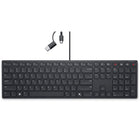 Dell  KB525C Pro Silent Wired Collaboration Keyboard - US English-Limit distractions on this low profile, full size keyboard designed for a quiet and comfortable typing experience