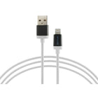 Spark Electronics Mfi Apple Certified Premium Quality 8 Pin Lightning To Usb Sync Cable, White-Slim lightning connector design that allow it to be used with devices without removing case