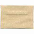 JAM Paper - Ensemble de papeterie en parchemin recyclé 25 cartes et 25 enveloppes A2 - Marron - ensemble de 25-Taille : A2 (4,375 x 5,75 pouces)