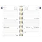 Blueline - Agenda Scolaire Hebdomadaire/Mensuel - 8 po H x 5 po l - Motif Nautique - Bilingue-Planificateur mensuel au début de chaque mois