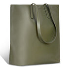 Champs - Onyx Sac Vertical en Cuir - Kaki-Ouverture supérieure avec fermeture magnétique