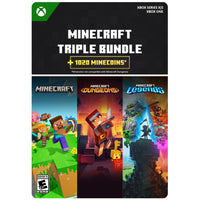Minecraft Triple Bundle for Xbox Series X/S [Digital Code]-Genre: Action & Adventure