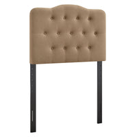 Modway Annabel Premium Linen Blend Twin Headboard - Almond-Premium Linen Blend Upholstery