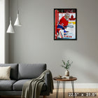 Carey Price Montreal Canadiens Post Save - Framed Canvas - 22" x 31"-Ready to hang - arrives fully assembled