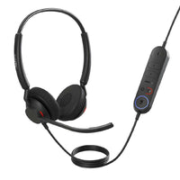 Jabra - Casque stéréo Engage 40 Inline Link USB-A MS-Type de casque ou microphone et utilisation : casque stéréo